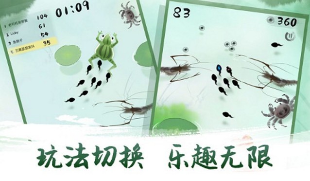 墨虾探蝌