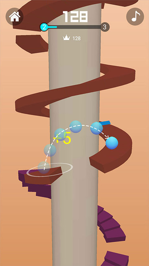 球球跳跳塔游戏