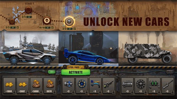 山地僵尸赛车最新版（Zombie Hill Racing）图2